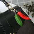 thumbnail image 5 of 5 Pieces Chili Keychain Carabiner Bag Charm Pepper Decor The Tote of Lid, 5 of 8
