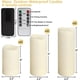 thumbnail image 5 of Set de 96 velas LED sin llama impermeables para exteriores YOROXRG, 5 of 9
