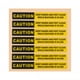 thumbnail image 3 of Etiquetas adhesivas de precaución para equipos de fitness, etiquetas de fitness, pegatinas de advertencia de fondo amarillo, pegatinas de aviso para, 3 of 8