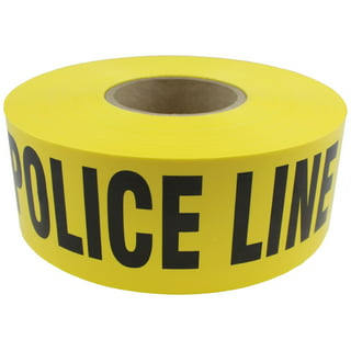 HY-KO Yellow Safety and Caution Tape, 3 x 200' Roll 