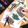 thumbnail image 5 of Rongyman 72 Colors Dual Tip Art Markers, 0.4mm Fine Point & 1-4mm Flexible Brush Tip Coloring Pens for Adult Coloring Books, Drawing, Journaling, Hand Lettering, Sketching & Calligraphy, Premium Arti, 5 of 7
