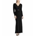 thumbnail image 1 of Lauren Ralph Lauren Womens Vawlisa Gathered Embellished Evening Dress, 1 of 2