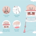 thumbnail image 5 of Dream On Me Trona Portátil 2 en 1 Tabletalk en Rosa, Tres Configuraciones de Altura Ajustables, Trona Portátil Liviana, Fácil de Limpiar y Bandeja Extraíble Trona para Bebé, 5 of 5