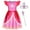 Rose Pink, variant on Benylion Princess Costume Dress for Girls Halloween Birthday Party Cosplay With Accessories Flutter Sleeve Pink Fancy Dresses Outfit 6T