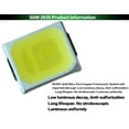 thumbnail image 1 of 100 Pcs SMD LED 2835 White Chip 1W 3V Ultra Bright SMT PCB LED Light Emitting Diode Lamp Specification:2835, 1 of 7
