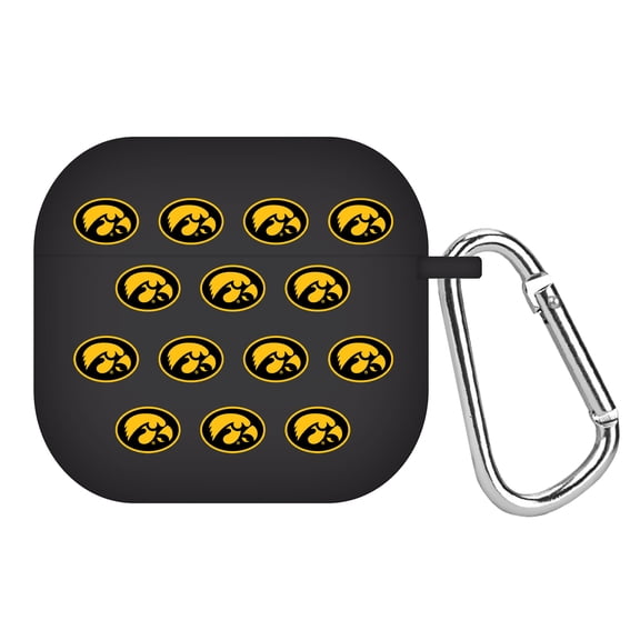 Iowa Hawkeyes HD Case Cover Compatible with Apple Airpods Gen 4 (Repeating) by Affinity Bands