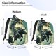 thumbnail image 2 of Balery Bull Charging Through Waves Mochila Clásica Impresa Básica para Viaje, Mochila Escolar Resistente al Agua, Mochila de Lona con Correas Ajustables-Medium, 2 of 5