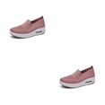 thumbnail image 2 of Minnieouse Fly Weave mujer mocasines zapatos de suela gruesa cómodos zapatos planos duraderos malla transpirable ahueca hacia fuera los zapatos Rosa cuarenta 2piezas, 2 of 6