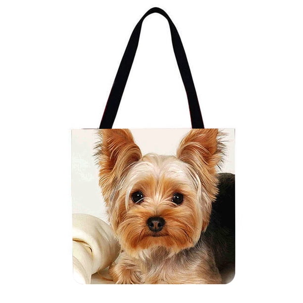Bolso de Compras Hombro Cgtredaw Con Perro Lindo 40*40 cm