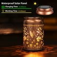 thumbnail image 6 of Solar Lanterns Outdoor Waterproof Hummingbird Garden Decor Gifts for Women Mom Grandma Hanging Solar Lights Metal Solar Decoration Outside for Yard, Patio,Backyard,Porch, 6 of 8
