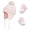 Pink, variant on Asisol Kids Girls Winter Knitted Hat Gloves Mittens Sets Earflaps Toddler Beanie Hats Caps for Children Boys Girls