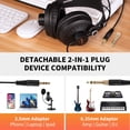 thumbnail image 4 of Auriculares de estudio JOYO JMH-02 con monitor y cancelación de ruido supraaurales, 4 of 6