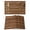 Brown, variant on Brown Wood Grain Placemats Set of 8, Retro Farmhouse Wooden Plank Placemats for Dining Table, Place Mats for Kitchen Tabletop, Waterproof Wipeable Dining Table Mats Set