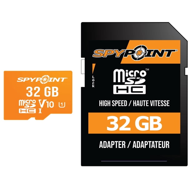 Tarjeta de Memoria SPYPOINT 32GB Clase 10 para Cámaras de Caza