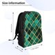 thumbnail image 4 of Balery Green Mosaic Glass Mochila - Mochila Estilosa y Duradera para Laptop de 15 Pulgadas con Tela Oxford Impermeable, 4 of 8