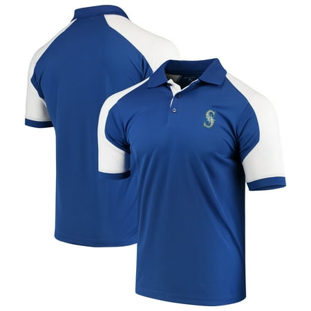 UPC 193373000026 product image for Seattle Mariners Antigua Century Polo - Navy/White | upcitemdb.com