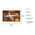 thumbnail image 2 of Lockheed L-1049 Super Constellation Airliner - France - Vintage Airline Travel Poster by Lucien Boucher c.1955 - Fine Art Matte Paper Print (Unframed) 20x26in, 2 of 4