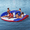 Pink, variant on Inflatable Oversized Cowboy Hat Lake Island Pool Float Party Water Accessory