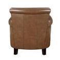 thumbnail image 3 of Lexicon Braintree Leather Accent chair& Brown all Top Grain Leather in Brown, 3 of 4