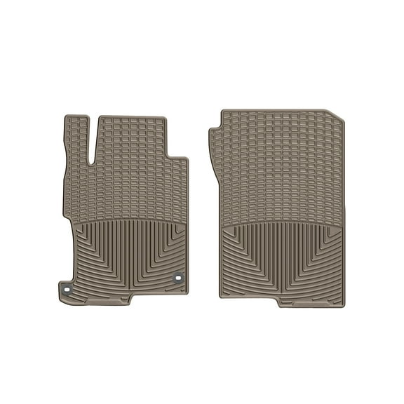 WeatherTech All-Weather Floor Mats compatible with 2013-2017 Honda Accord - 1st Row (Driver & Passenger), Tan
