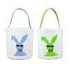 2 Bunny Easter Bunny Basket Decoration Children's Candy Tote Bag Gift Basket