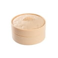 thumbnail image 2 of Plastic Bamboo Steamer Model, Realistic Stackable Food Photography Prop, Multi-Scene Decor for Kitchen Restaurant Display Food Blogger Pretend Play Home Office Festive Party Favors, 2 of 5