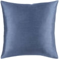 thumbnail image 2 of Solid Pleated HH-133 22"H x 22"W Square Pillow Cover in Denim, 2 of 2