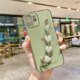 thumbnail image 1 of For iPhone 14Pro Max Aplicar a la caja del teléfono galvanizada Love Heart Compatible con Iphone 11 12 13 14 Pro Max Xs Max Xr 7 Plus 14 Correa de muñeca a prueba de golpes Cadena, 1 of 5