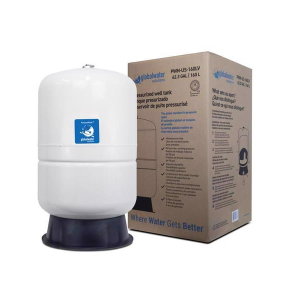 Global Water Solutions PressureWave 42.3 gal Pre-Charged Vertical Pressure Well Tank