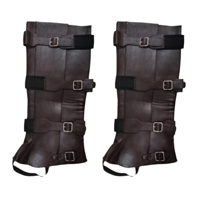Fundas para botas , regalo para hombres, zapatos góticos medievales de estilo vintage cómodos Café