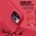 thumbnail image 4 of Compatible with iPhone 13 Pro Max Phone Case | Thickening Liquid Silicone | Anti-Scratch Microfiber Lining | Full-Body Duty Heavy Protection Case for iPhone 13 Pro Max Women Girls, Red, 4 of 7