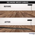 thumbnail image 7 of Kable Kontrol Floor Cord Cover kit - 6 Feet Long Black PVC Cable Protector, 7 of 7