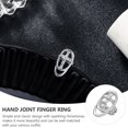 thumbnail image 2 of 1 Pce Bague Ongle en Strass Ajustable Bague Articulée Mode Bijou Doigt, 2 of 9