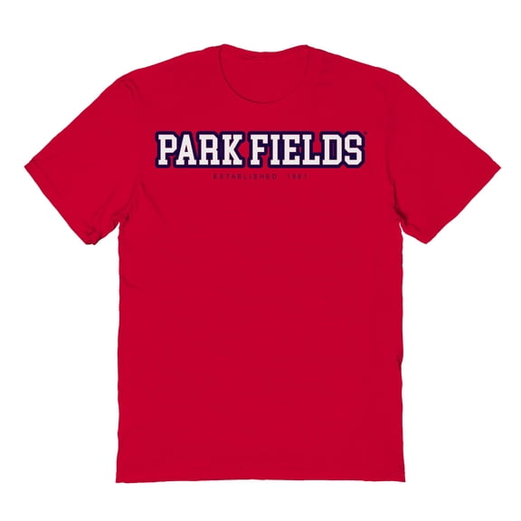 Park Fields Park Fields Established 1961 Graphic Red Men's Cotton T-Shirt