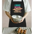 thumbnail image 3 of Funny Aprons for Women with 2 Pockets, Adjustable Kitchen Apron for Cooking, Baking Gifts for Birthday Christmas, 3 of 6
