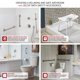 thumbnail image 5 of DELTA FAUCET Seguridad en el baño: Barra de agarre ADA decorativa moderna angular de 18" 41918 Cromo pulido, 5 of 5
