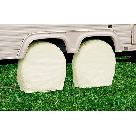 Classic Accessories RV Wheel Covers (2-pack), White