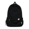 thumbnail image 1 of New Simple Classic Backpack Teens Girls Student Large Capacity Bookbag (Black), 1 of 4