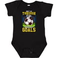 thumbnail image 3 of Inktastic Soccer Funny Goals Boys or Girls Baby Bodysuit, 3 of 5
