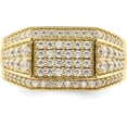 thumbnail image 4 of 14K Yellow Gold Lab Grown Diamond Men's Ring - Ring Size 10.0-9.6gm, 4 of 8