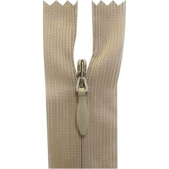 Fermeture à glissière COSTUMAKERS, blanche, 55 cm (22 po), nylon n° 2,5, fermée, pour robes 55 cm/22 po