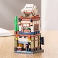 thumbnail image 3 of Lizhi Loz Small Particle Building Blocks Assembled Educational Toys Commercial Street View Kimono Shop Mini Lego Adult, 3 of 5
