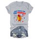 thumbnail image 4 of Blusas de Manga Corta para las Mujeres Divertido Impreso Cuello Redondo Tee, Vintage Humor Gráfico Blusas de Primavera para las Mujeres, 4 of 4