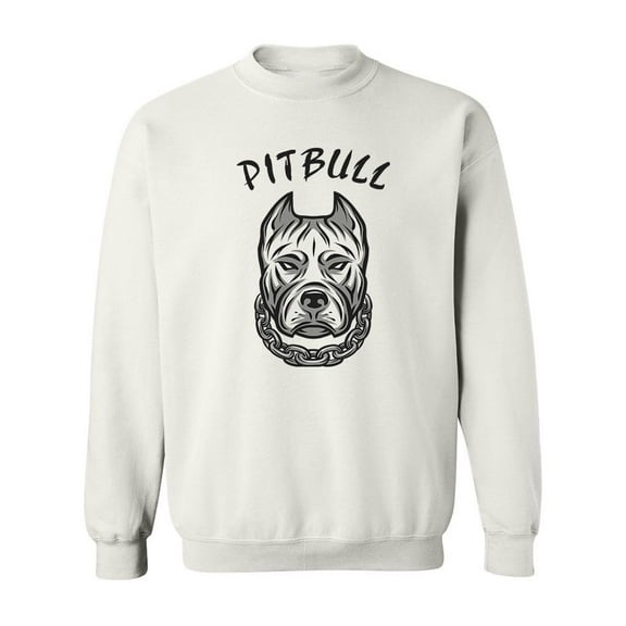 Pitbull Quote Design Sweatshirt Men -Image by Shutterstock, Male 4X-Large