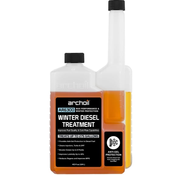Archoil AR6300 Winter Diesel Treatment - Treats 275 Gallons - Includes Anti-Gel Protection - Additive for All Diesel Vehicles