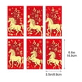 thumbnail image 3 of Miogawg Enveloppes Rouges avec Paquets d'Argent Cheval pour l'Année du Cheval 2026 Hong Bao Pochettes Rouges, 3 of 6