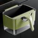thumbnail image 4 of Cubo de basura de cocina montado en pared con raspador, bote de residuos sin perforación, cubo de compost compacto e impermeable para encimera de cocina o montaje en pared, capacidad de 4 litros, 4 of 7