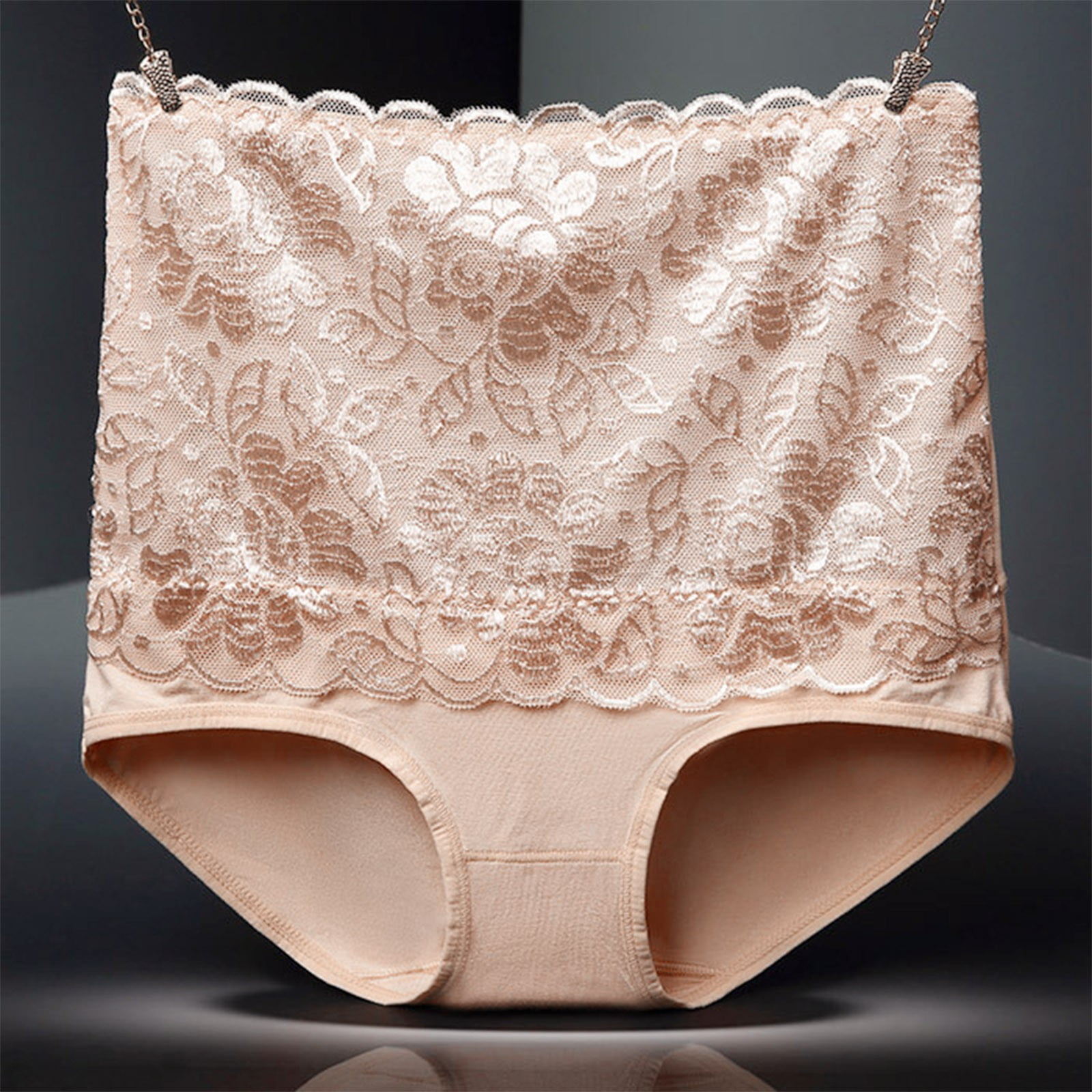Compre Daily Update Plus Size Women's Lace Cotton Underwear High Waist Sexy  Panties With Soft Breathable 100% Cotton Liner Uokin A6080 y Women S Lace Underwear  High Waist Sexy Panties de China