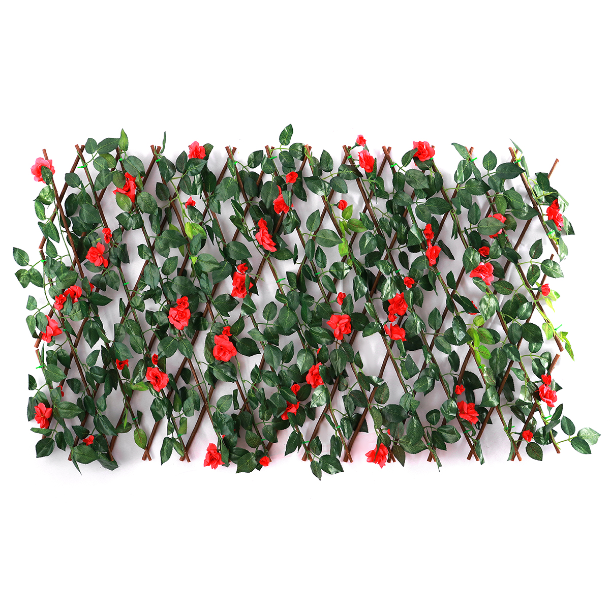 Expandable Artificial Leaf Privacy Fence Screen Windscreen Single Side