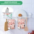 thumbnail image 4 of Yayeee Pot Holders Kitchen Heat Resistant with Pocket 7"x9.8" Cotton Oven Cooking Hot Pads, Light Pink Gingerbread Houses, 4 of 7